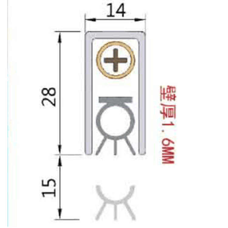 樂(lè)朗五金門底防塵器