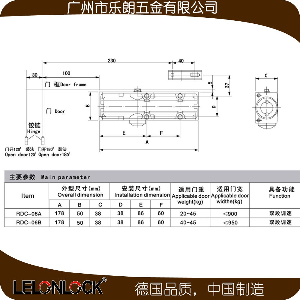 滑軌式閉門(mén)器